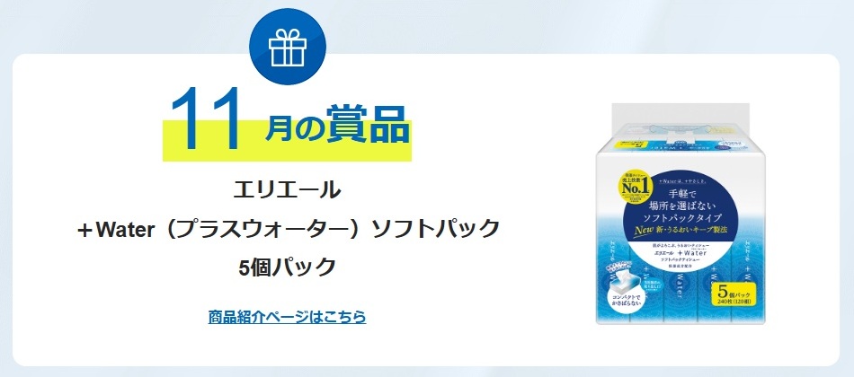 エリエール：毎月応募（2025年11月）