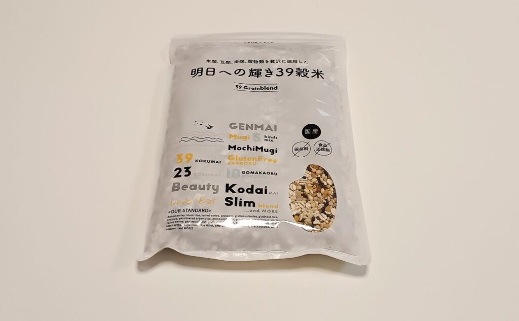 カウシェファームでもらった39雑穀米
